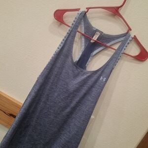 Under Armour Women's Heathered Blue Tank Top